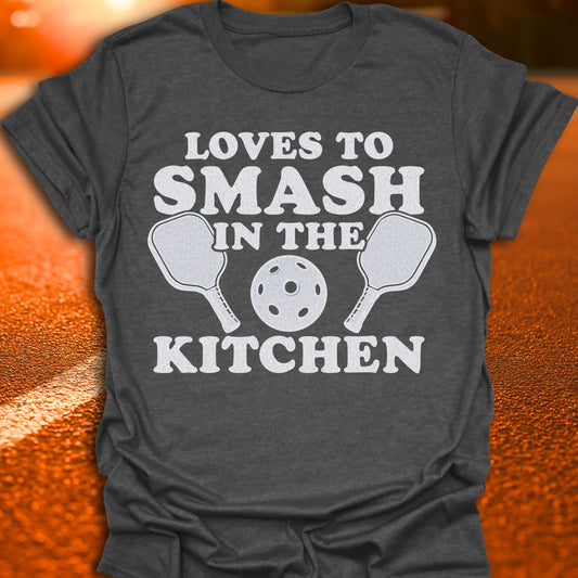 Loves To Smash In The Kitchen (Dark) T-Shirt