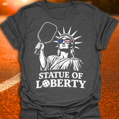 Statue Of LOBerty Pickleball T-Shirt