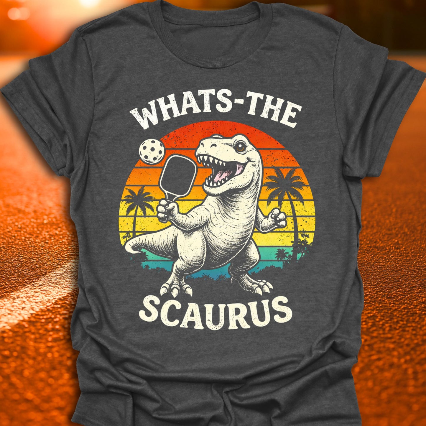 Whats-The-Scaurus Pickleball T-Shirt