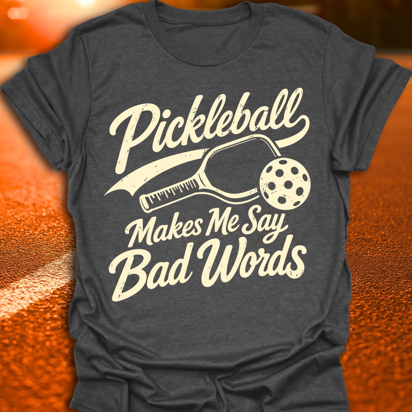 Bad Words Vintage Pickleball T-Shirt