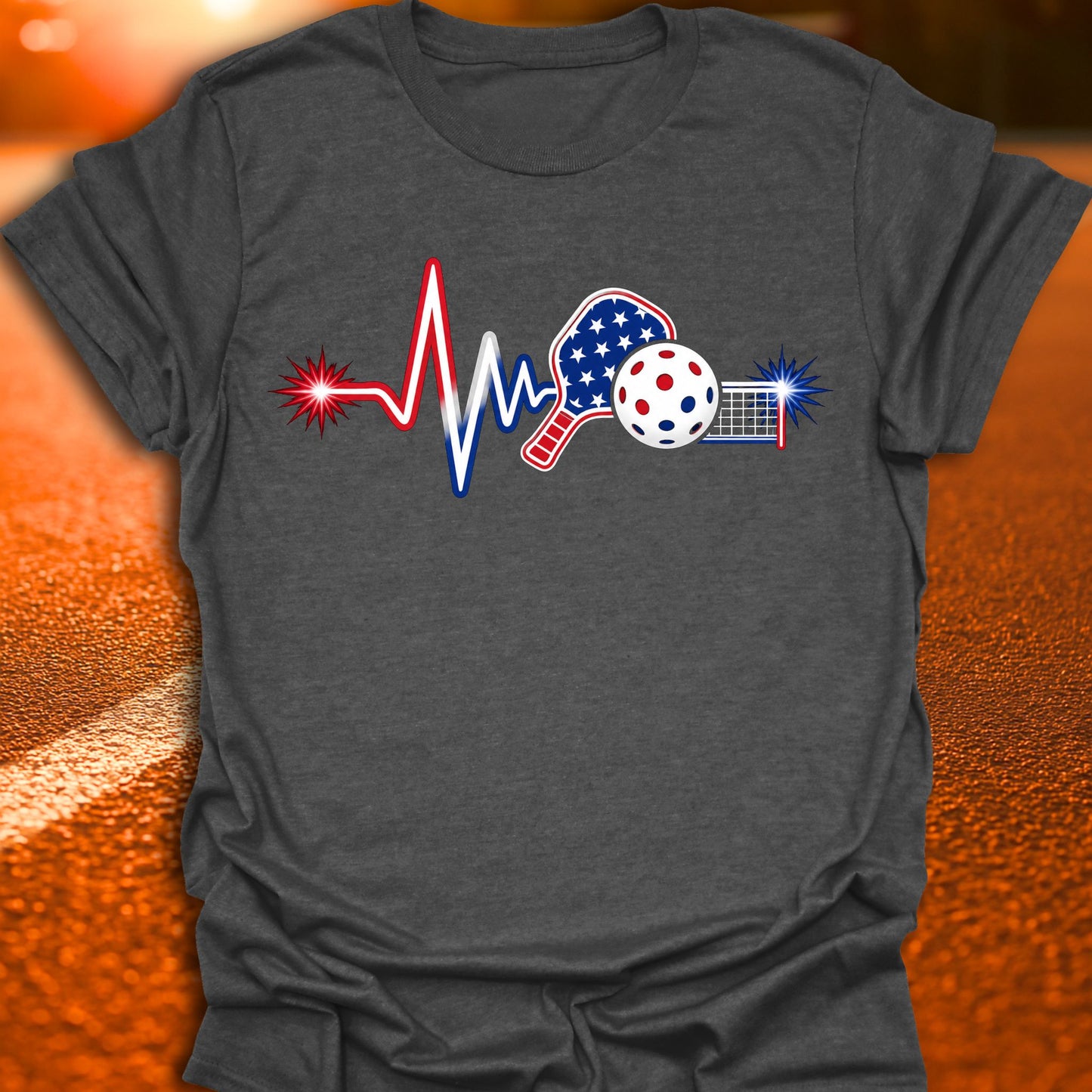 Patriotic Lifeline Pickleball T-Shirt
