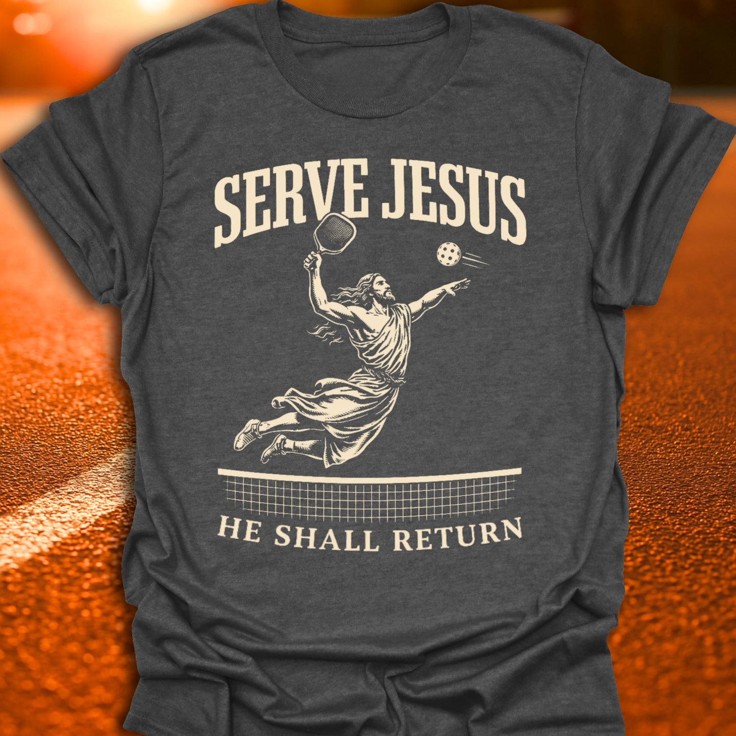 Serve Jesus Pickleball T-Shirt