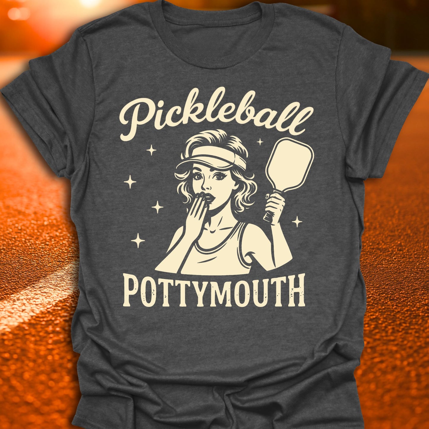 Pickleball Pottymouth Vintage T-Shirt