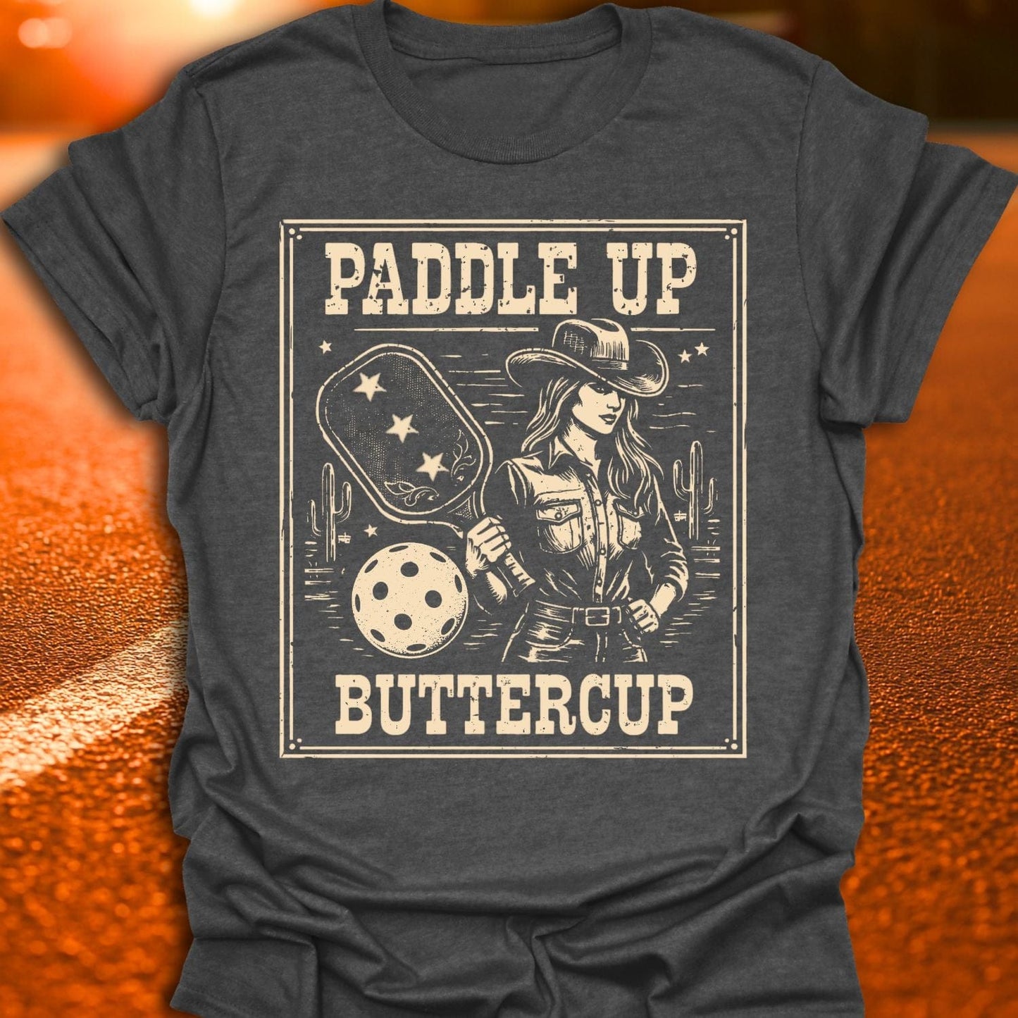 Paddle Up Buttercup Pickleball T-Shirt