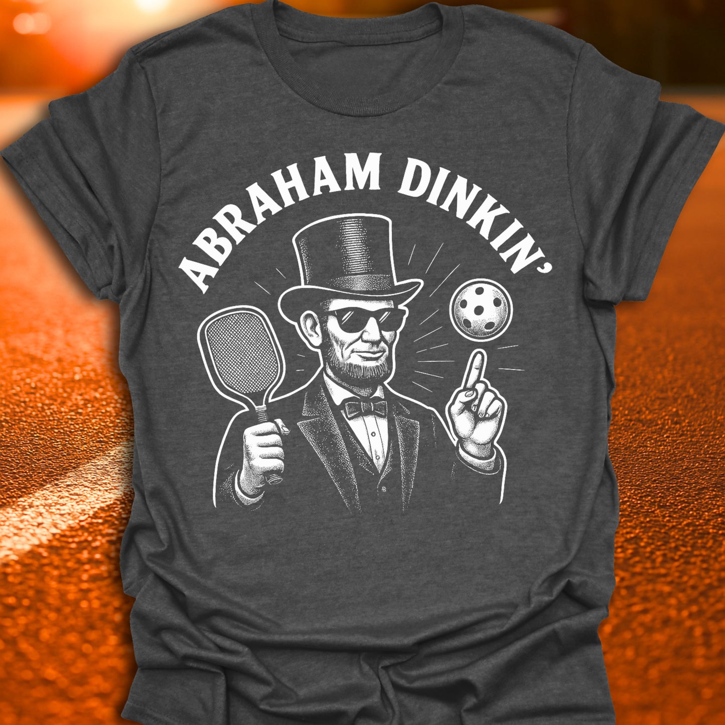 Abraham Dinkin' Pickleball T-Shirt