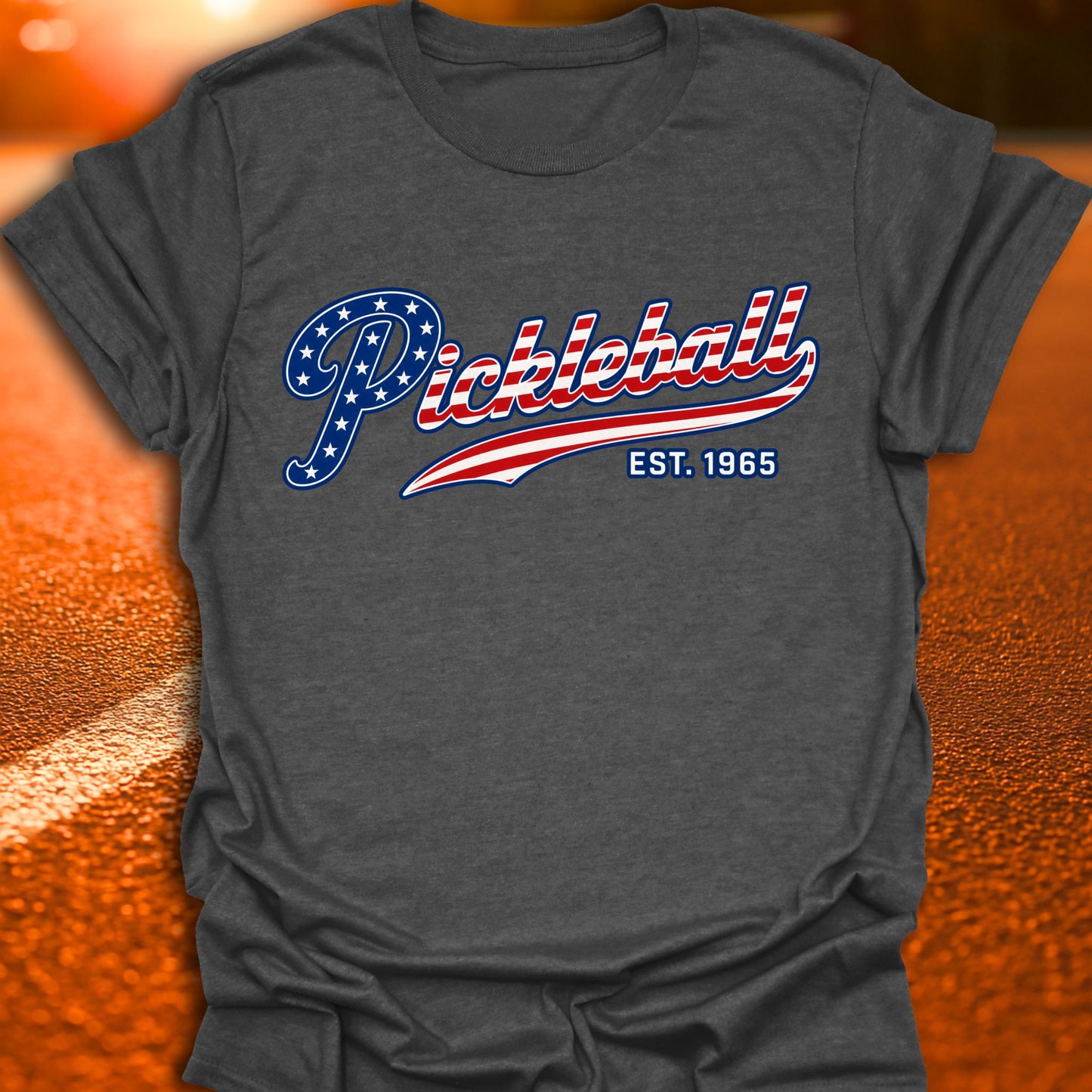Est. 1965 Patriotic Pickleball T-Shirt