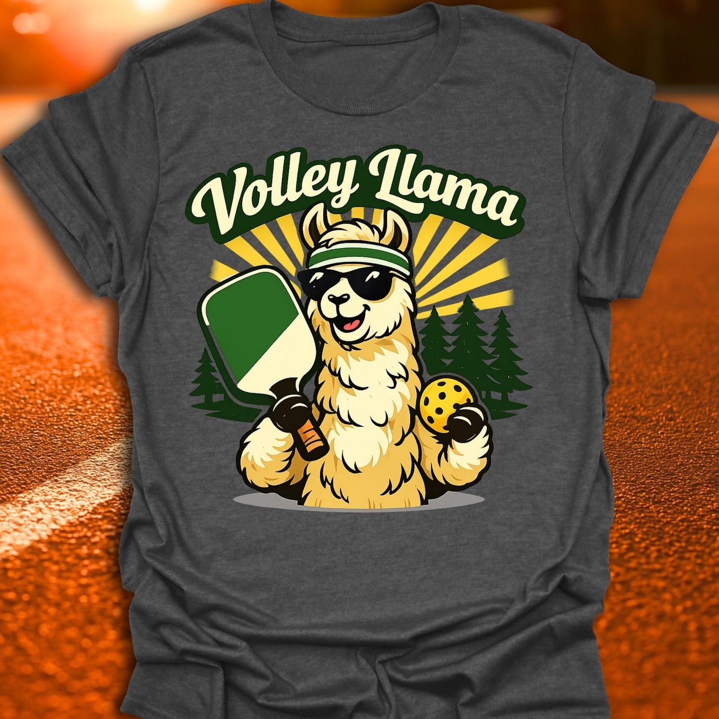 Volley Llama Pickleball T-Shirt