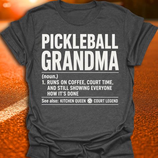 Pickleball Grandma Definition T-Shirt