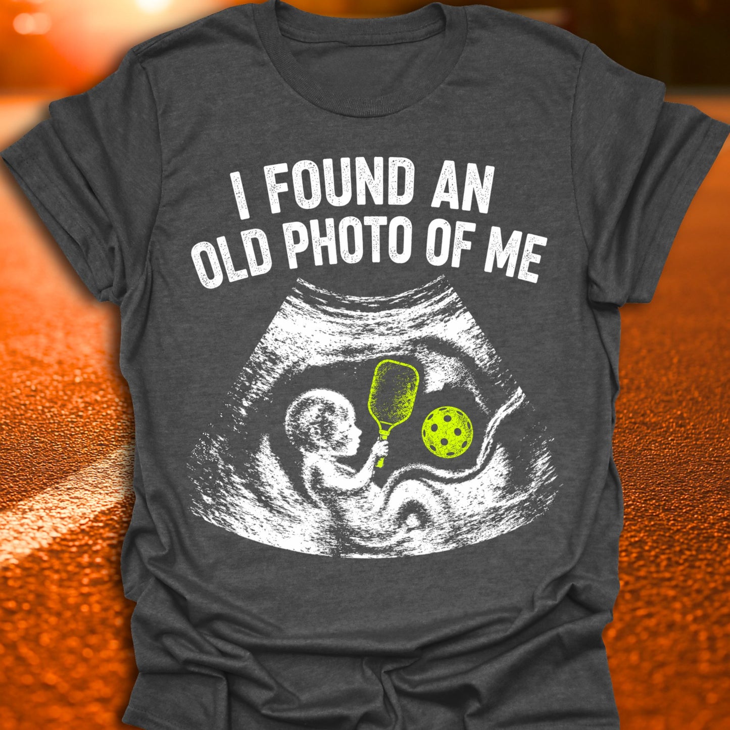 Old Photo Pickleball T-Shirt