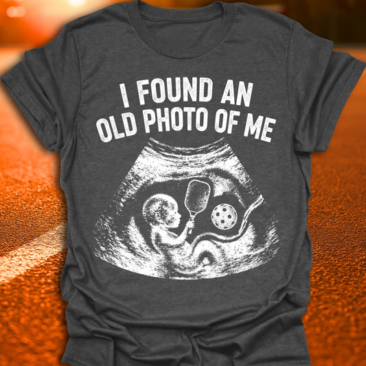 Old Photo Pickleball T-Shirt