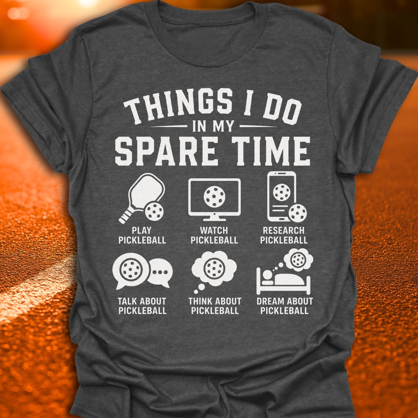 Spare Time Pickleball T-Shirt