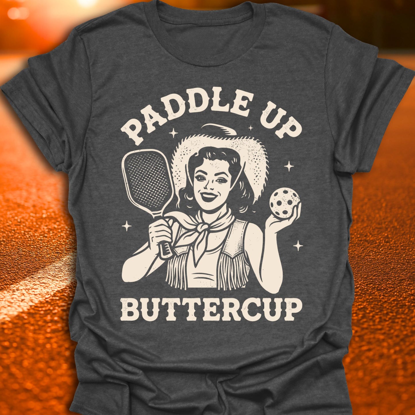 Paddle Up Buttercup Pickleball T-Shirt