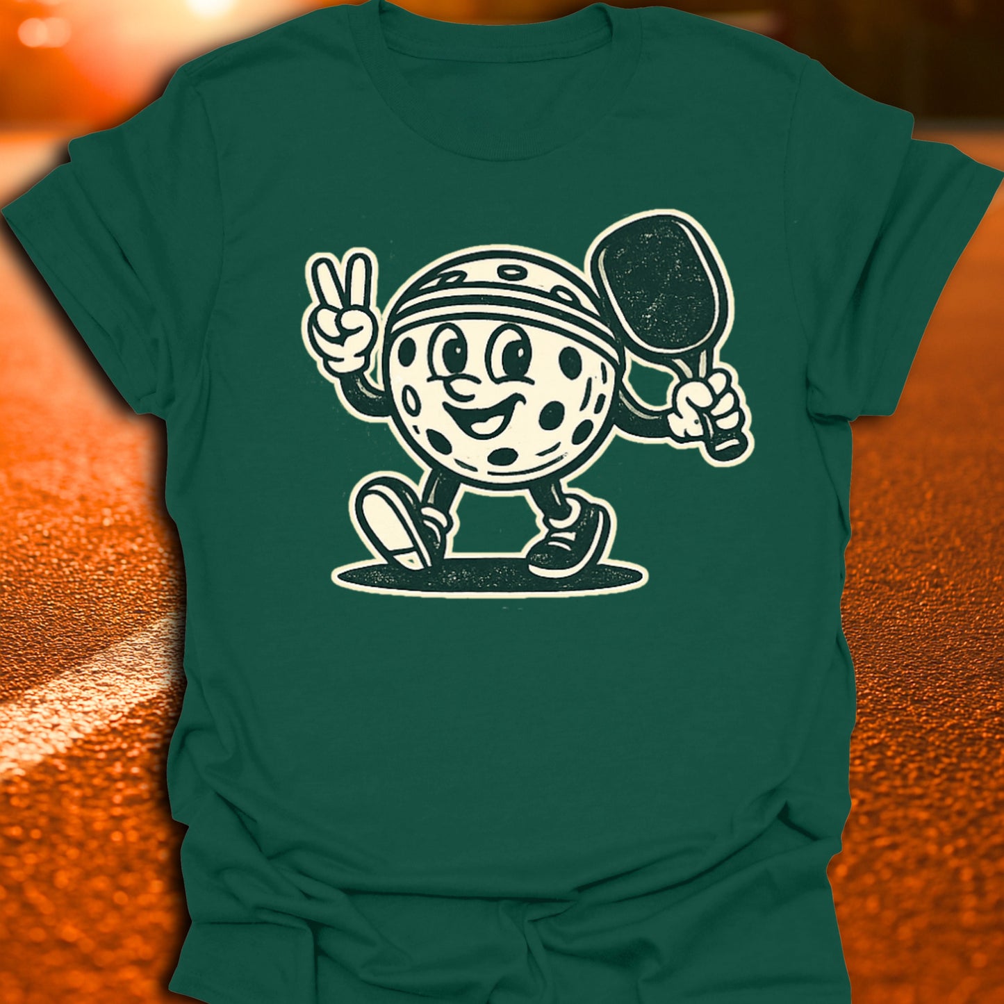 Vintage Pickleball Character T-Shirt