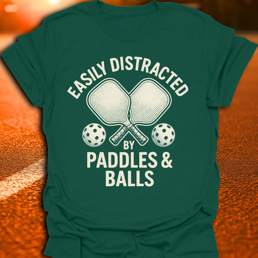 Easily Distracted By Paddles & Balls T-Shirt