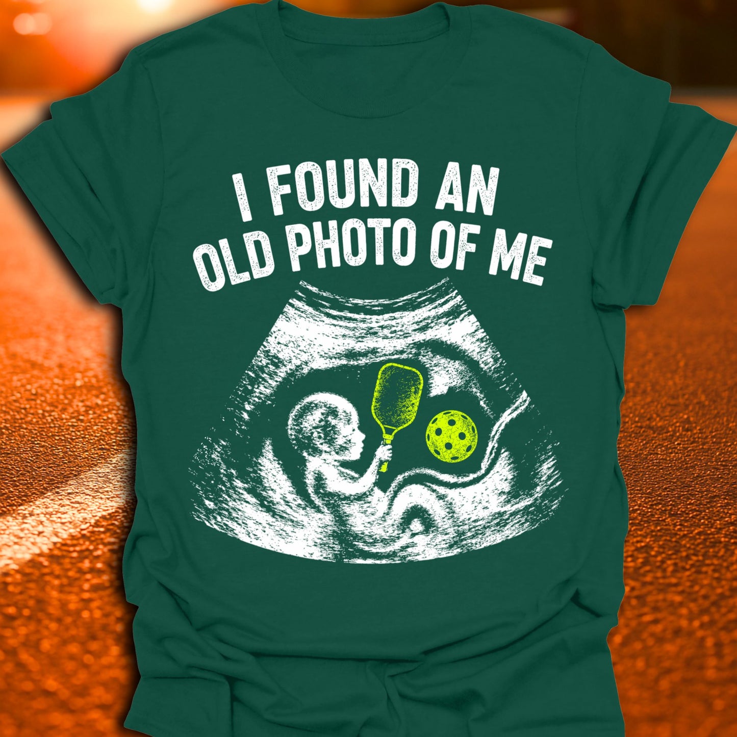 Old Photo Pickleball T-Shirt