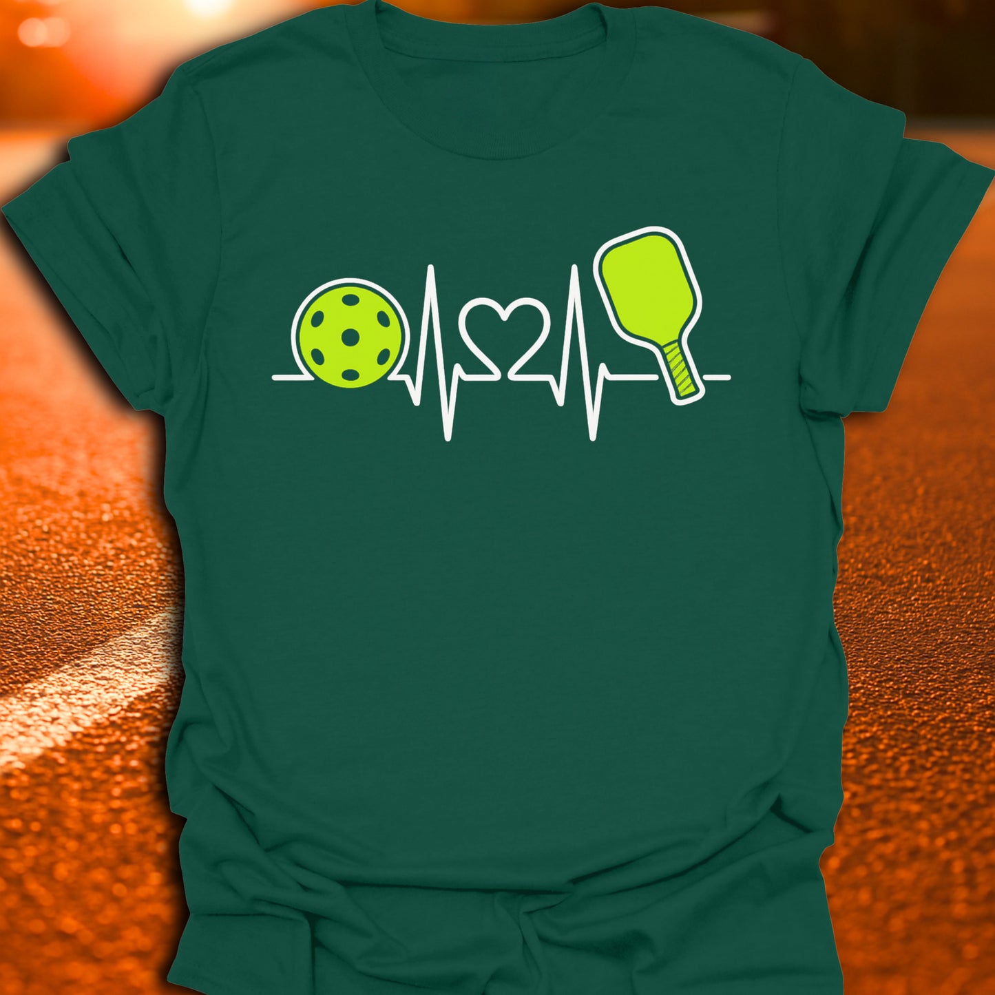 Pickleball Heartbeat T-Shirt