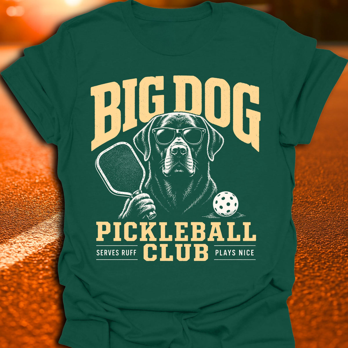 Big Dog Pickleball Club T-Shirt