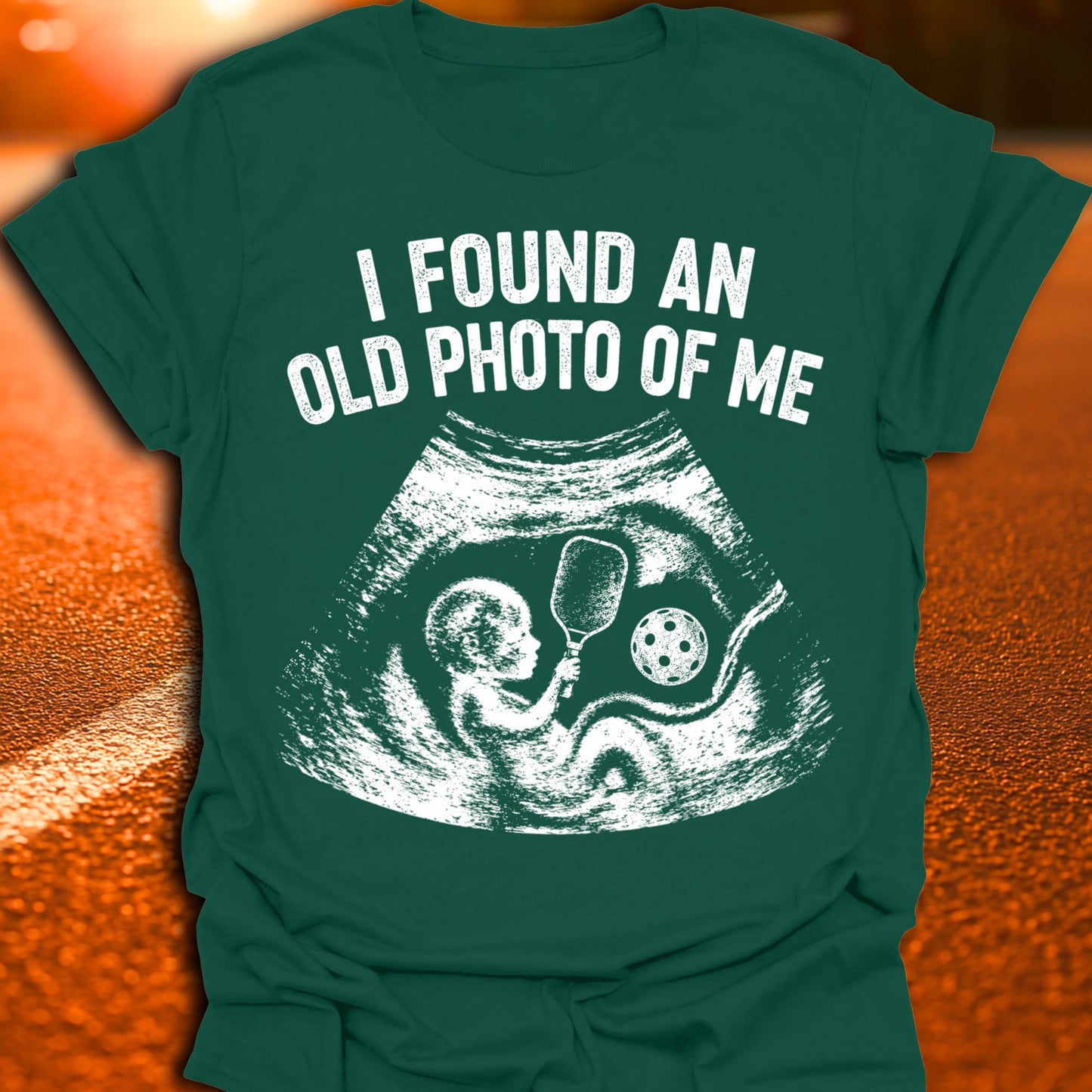 Old Photo Pickleball T-Shirt
