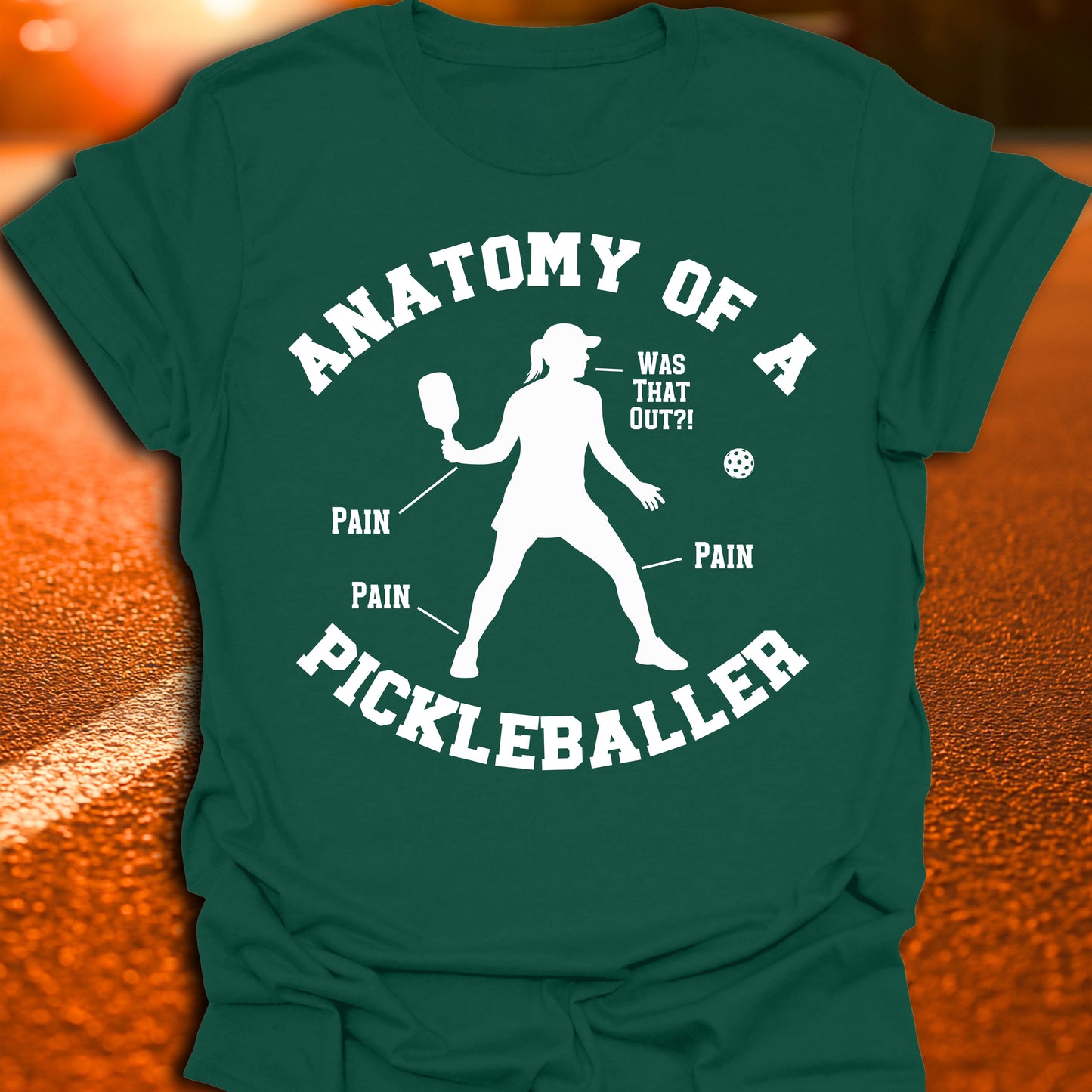 Anatomy Of A Pickleballer T-Shirt