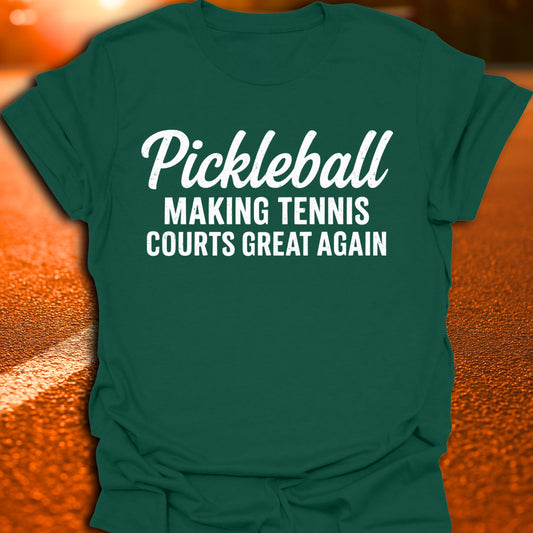 Making Tennis Courts Great Again T-Shirt
