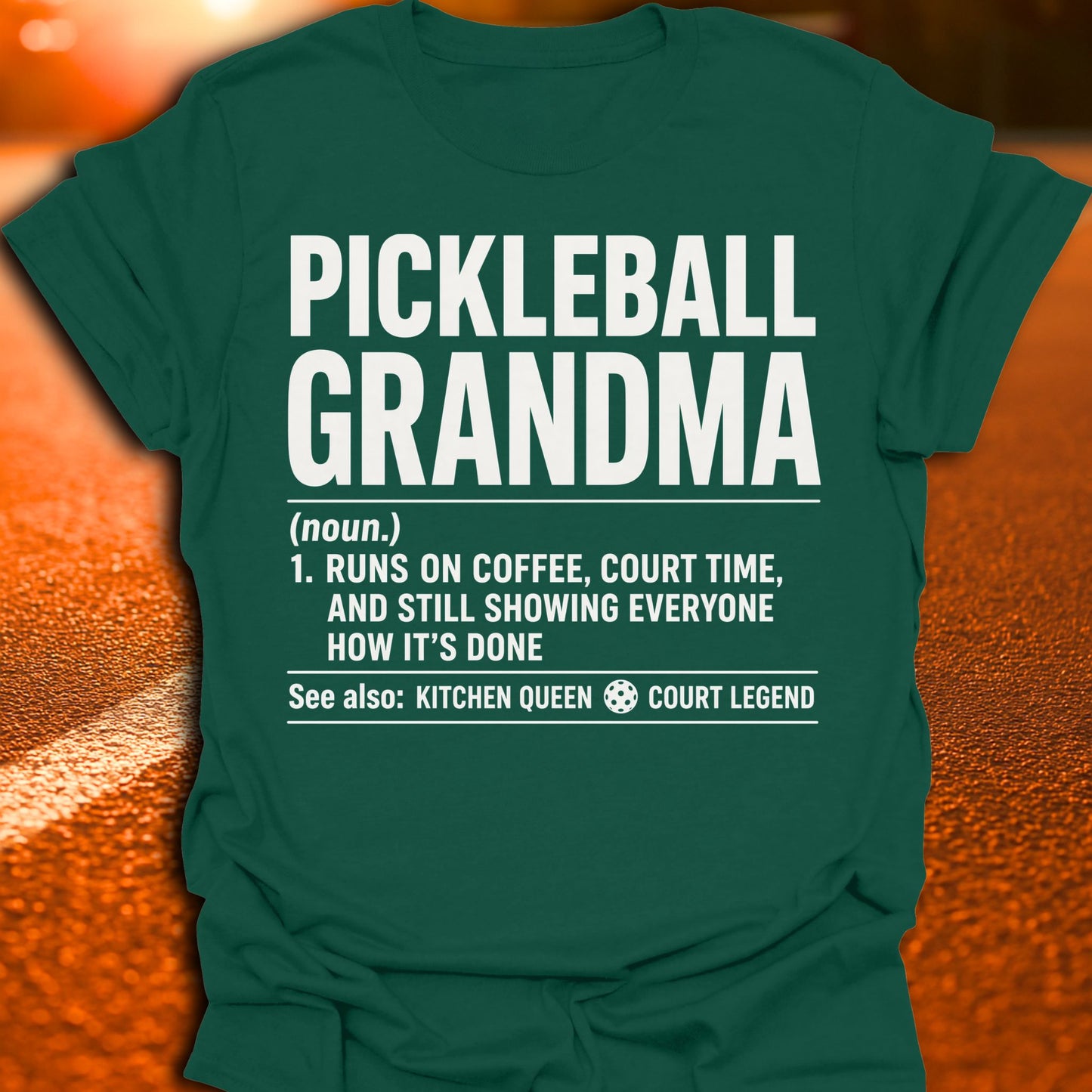 Pickleball Grandma Definition T-Shirt