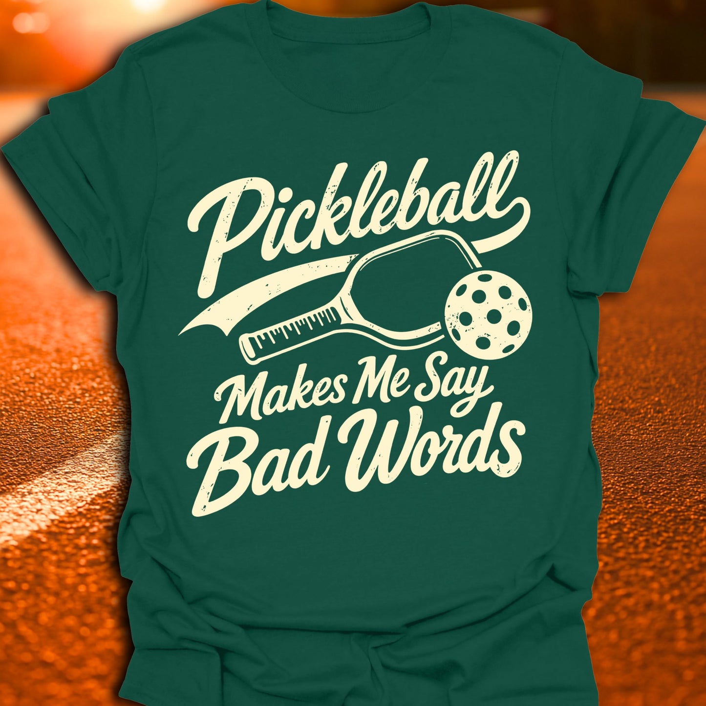 Bad Words Vintage Pickleball T-Shirt