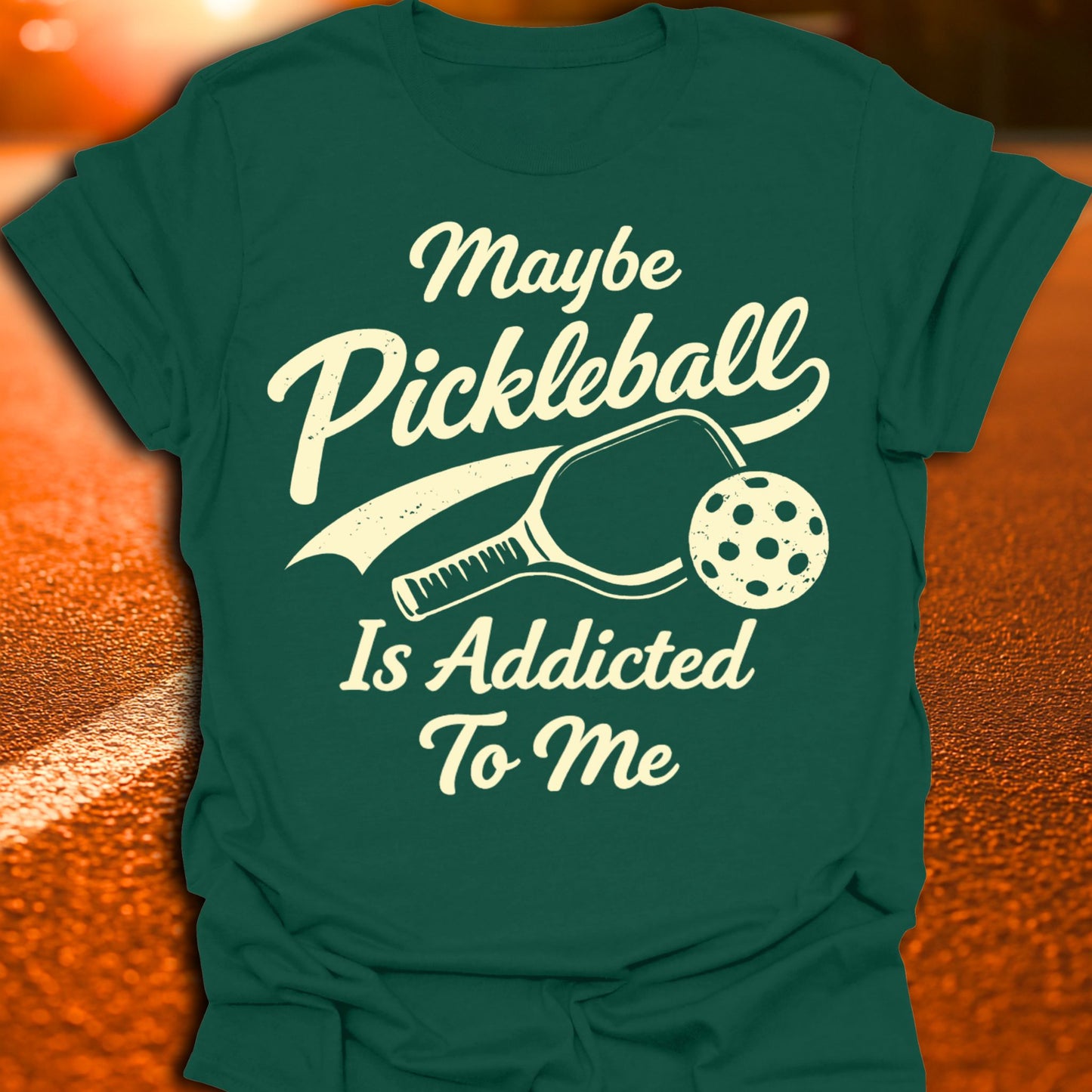 Addicted To Me Vintage Pickleball T-Shirt