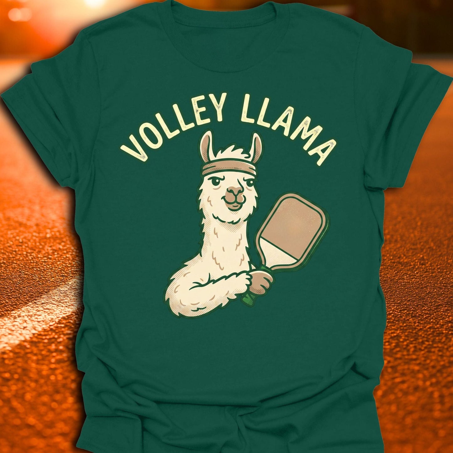Volley Llama Pickleball T-Shirt