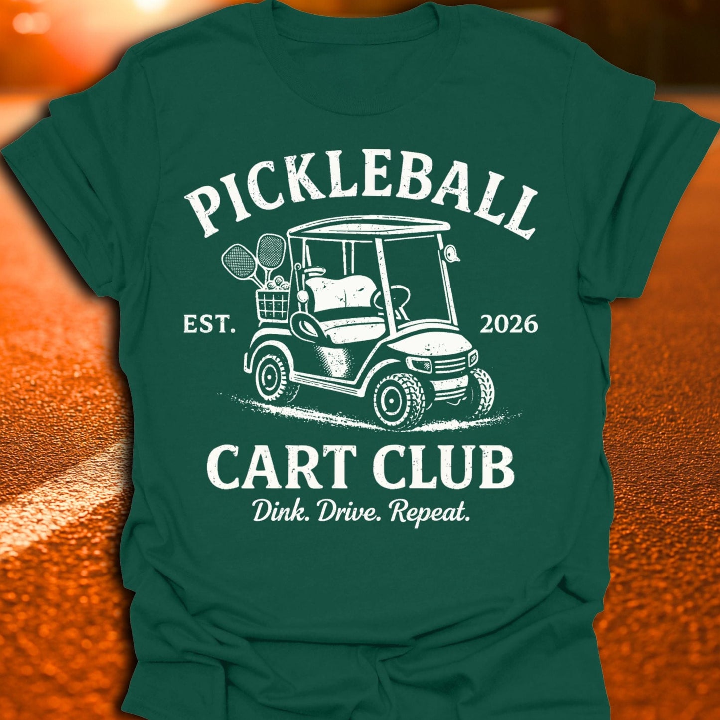 Pickleball Cart Club T-Shirt