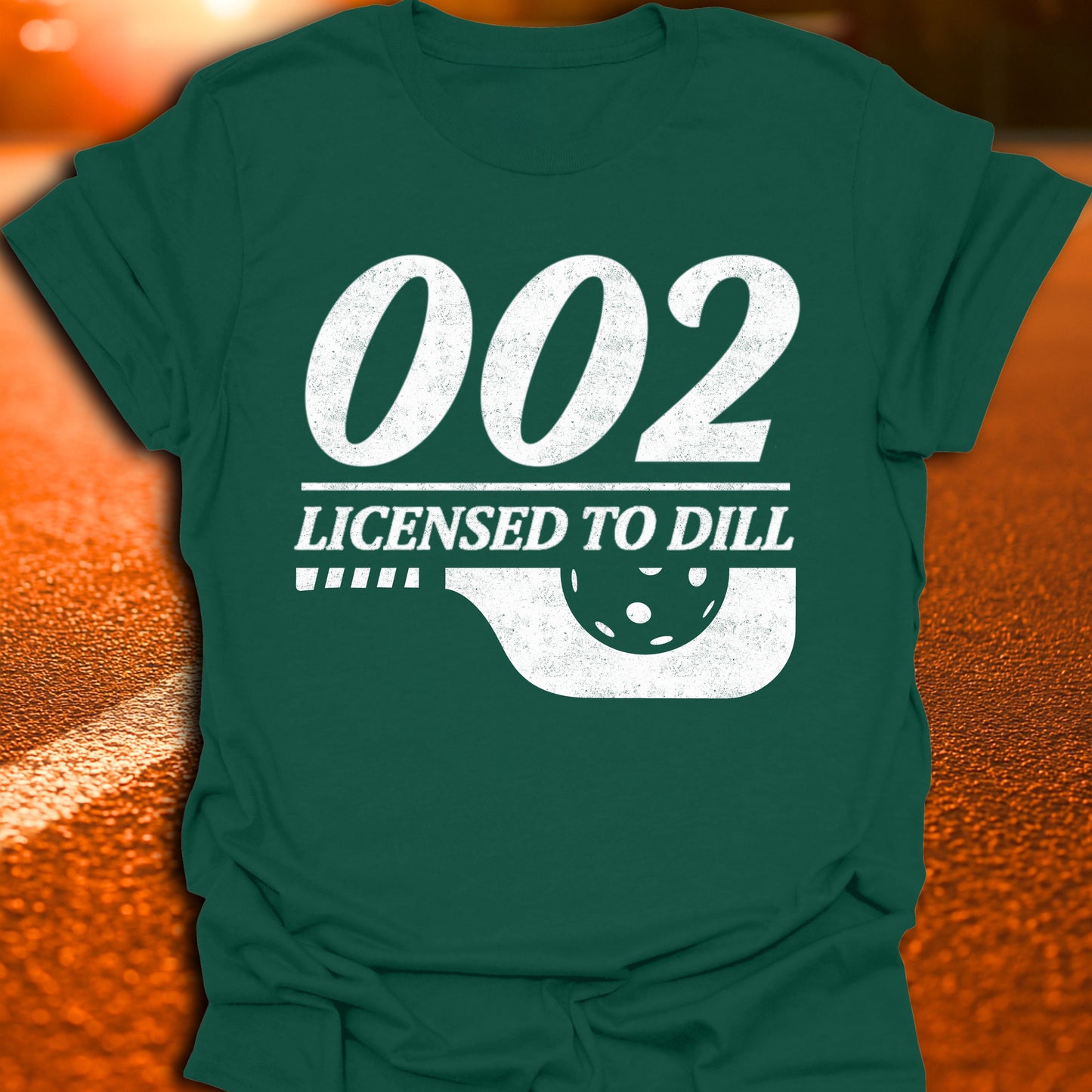 002 Licensed To Dill Pickleball T-Shirt