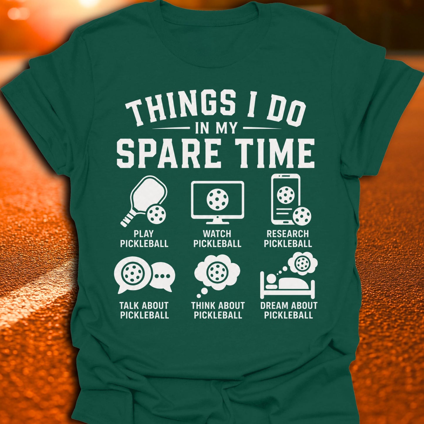 Spare Time Pickleball T-Shirt