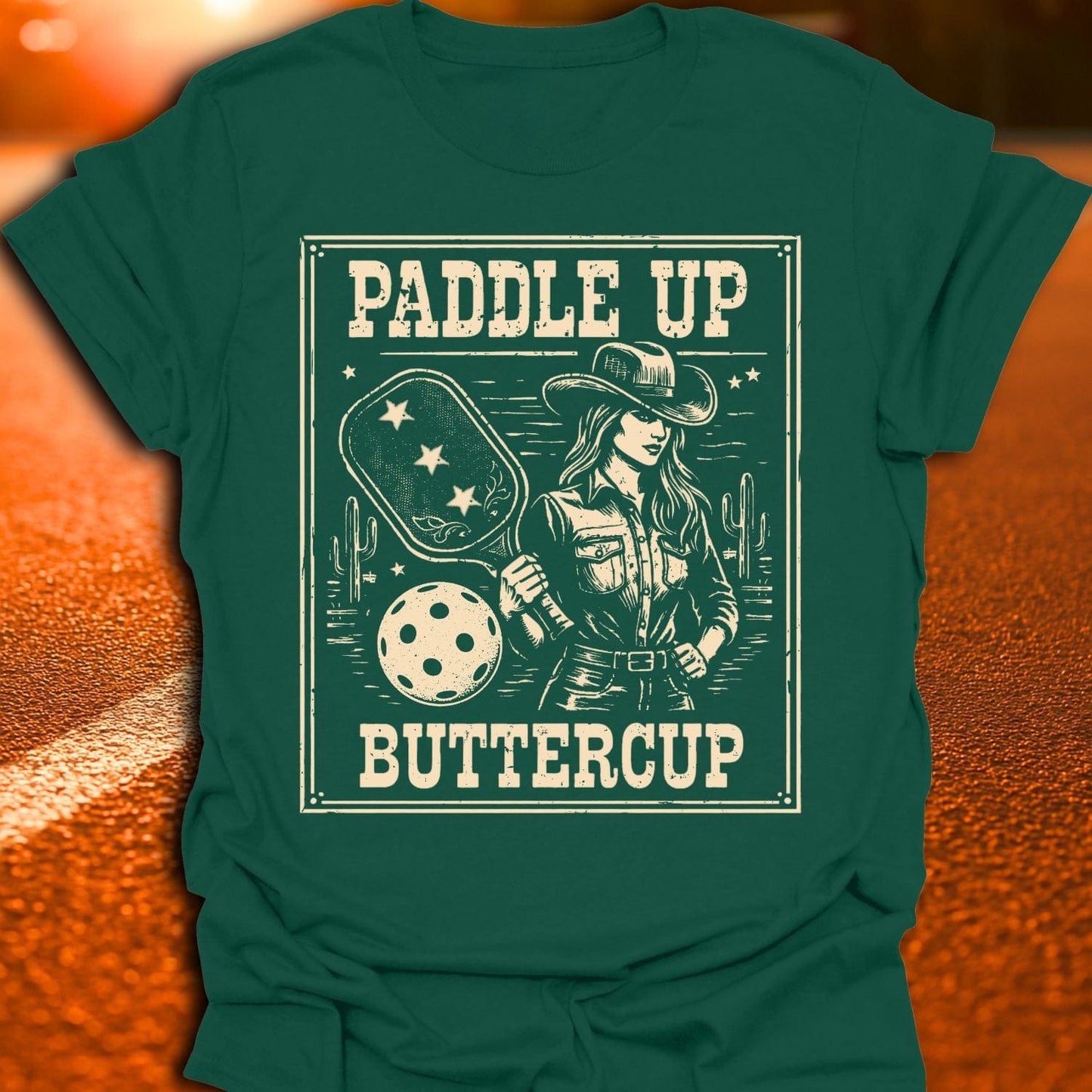 Paddle Up Buttercup Pickleball T-Shirt