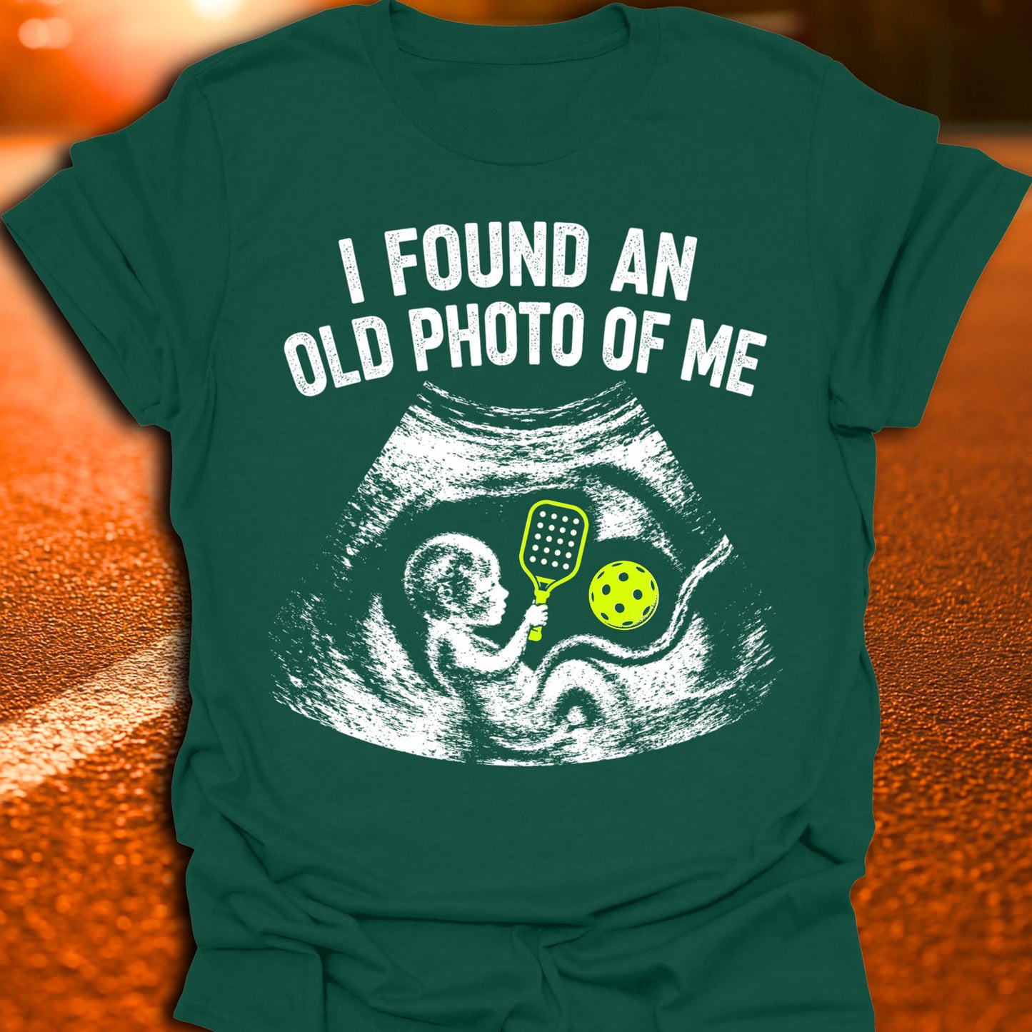 Old Photo Pickleball T-Shirt