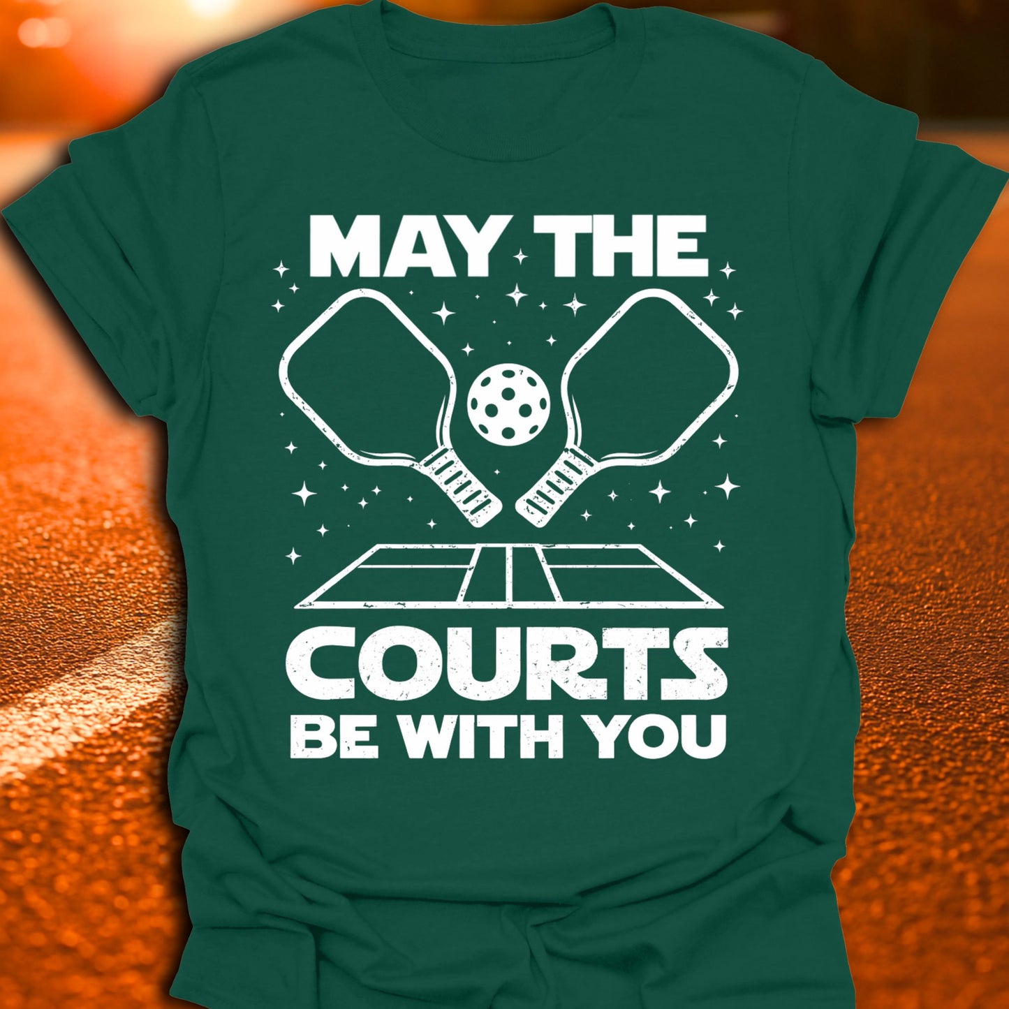 May The Courts Be With You Pickleball T-Shirt