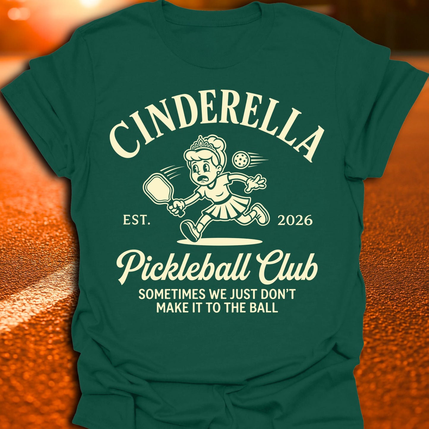 Cinderella Pickleball Club T-Shirt
