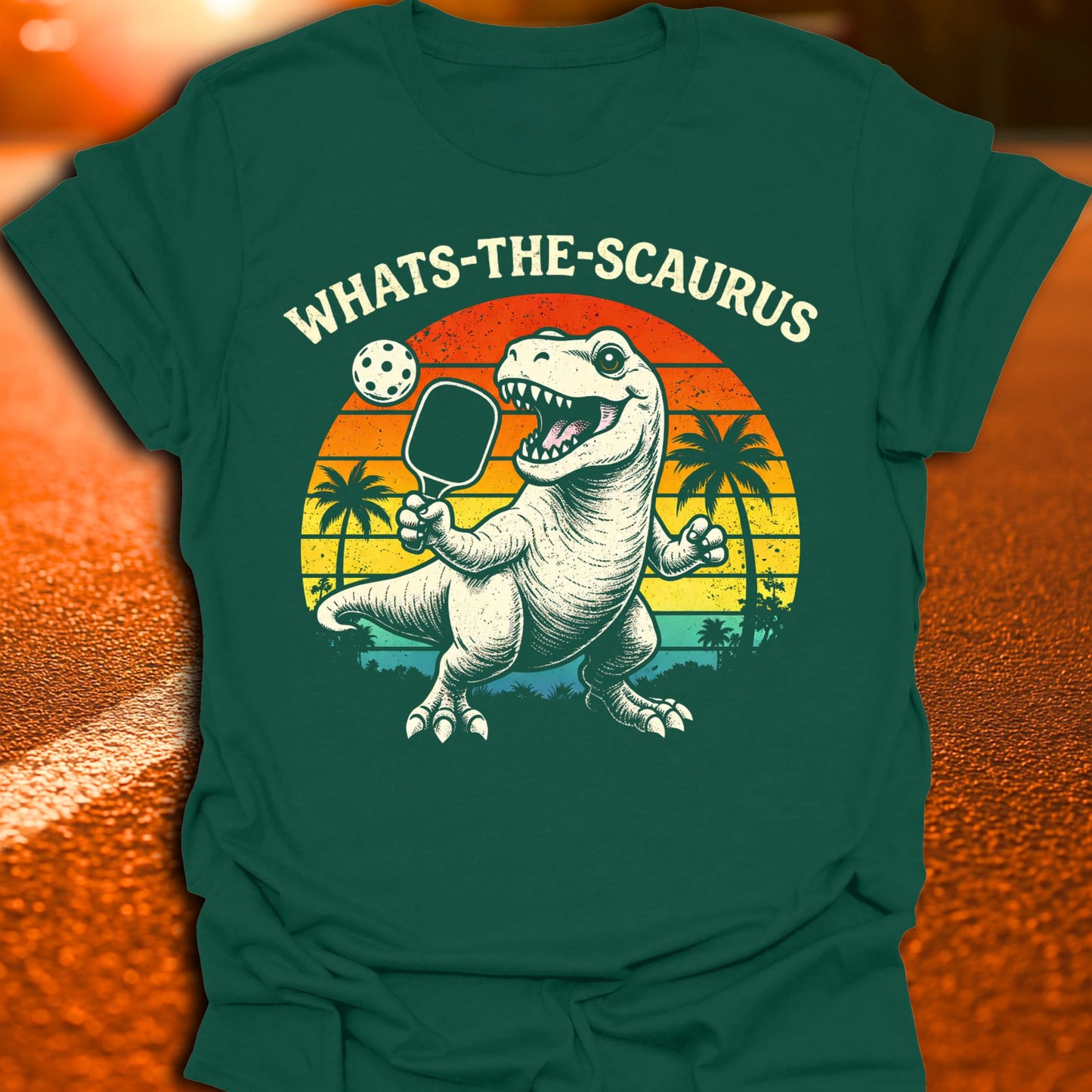Whats-The-Scaurus Pickleball T-Shirt