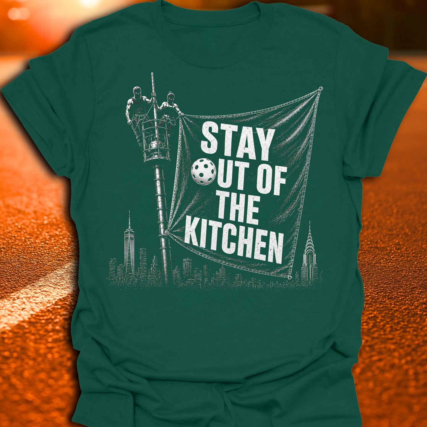 Stay Out Of The Kitchen Meme Pickleball T-Shirt