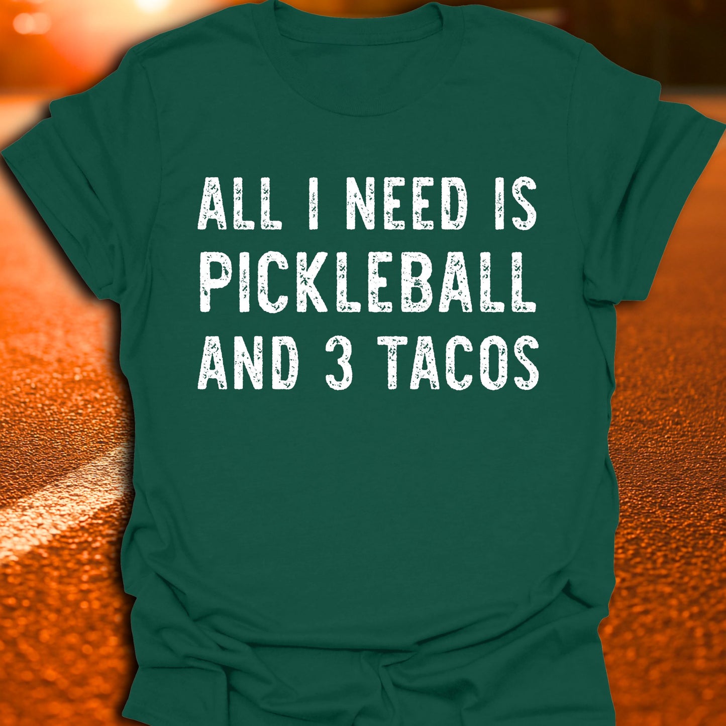 3 Tacos Pickleball T-Shirt