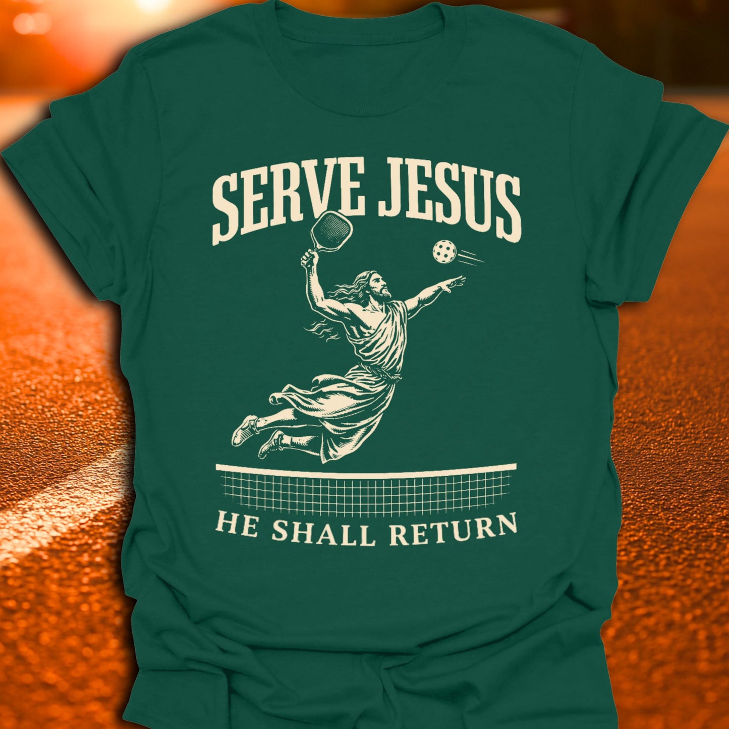 Serve Jesus Pickleball T-Shirt