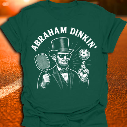 Abraham Dinkin' Pickleball T-Shirt