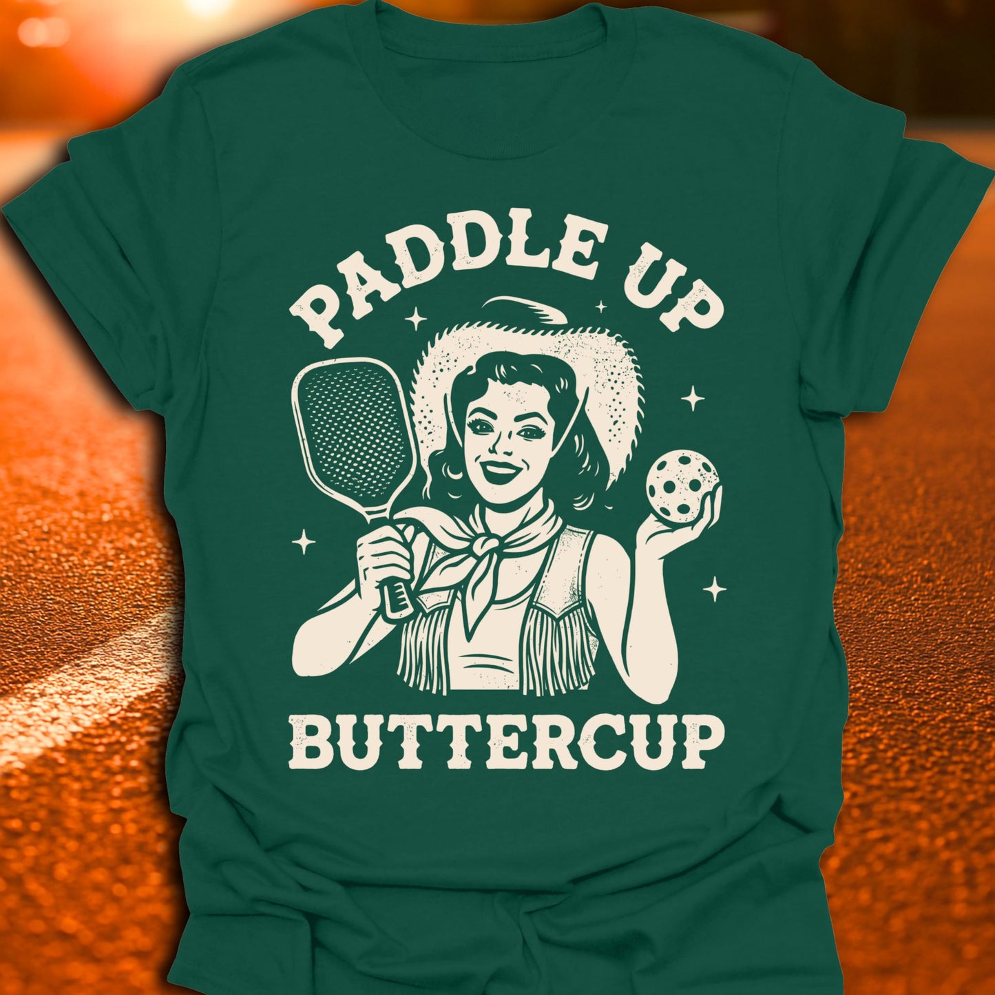 Paddle Up Buttercup Pickleball T-Shirt
