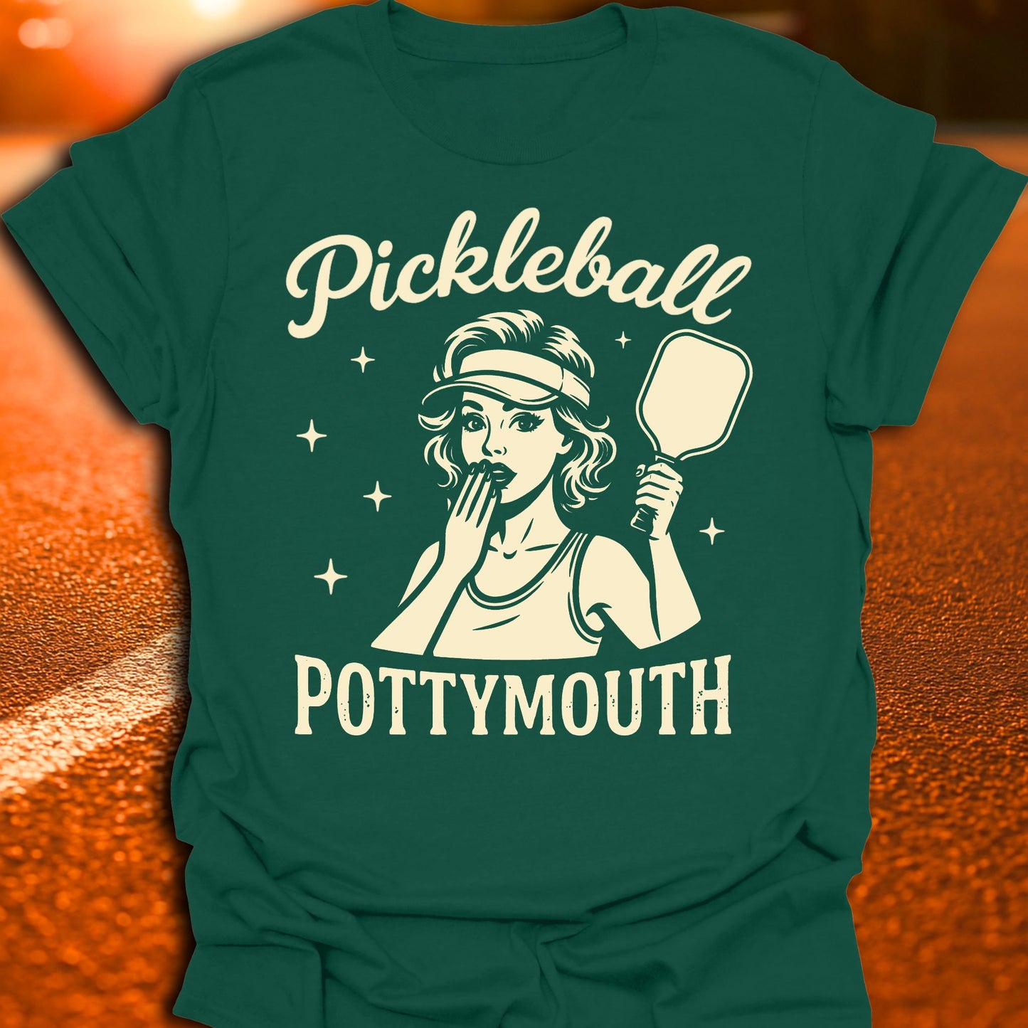 Pickleball Pottymouth Vintage T-Shirt