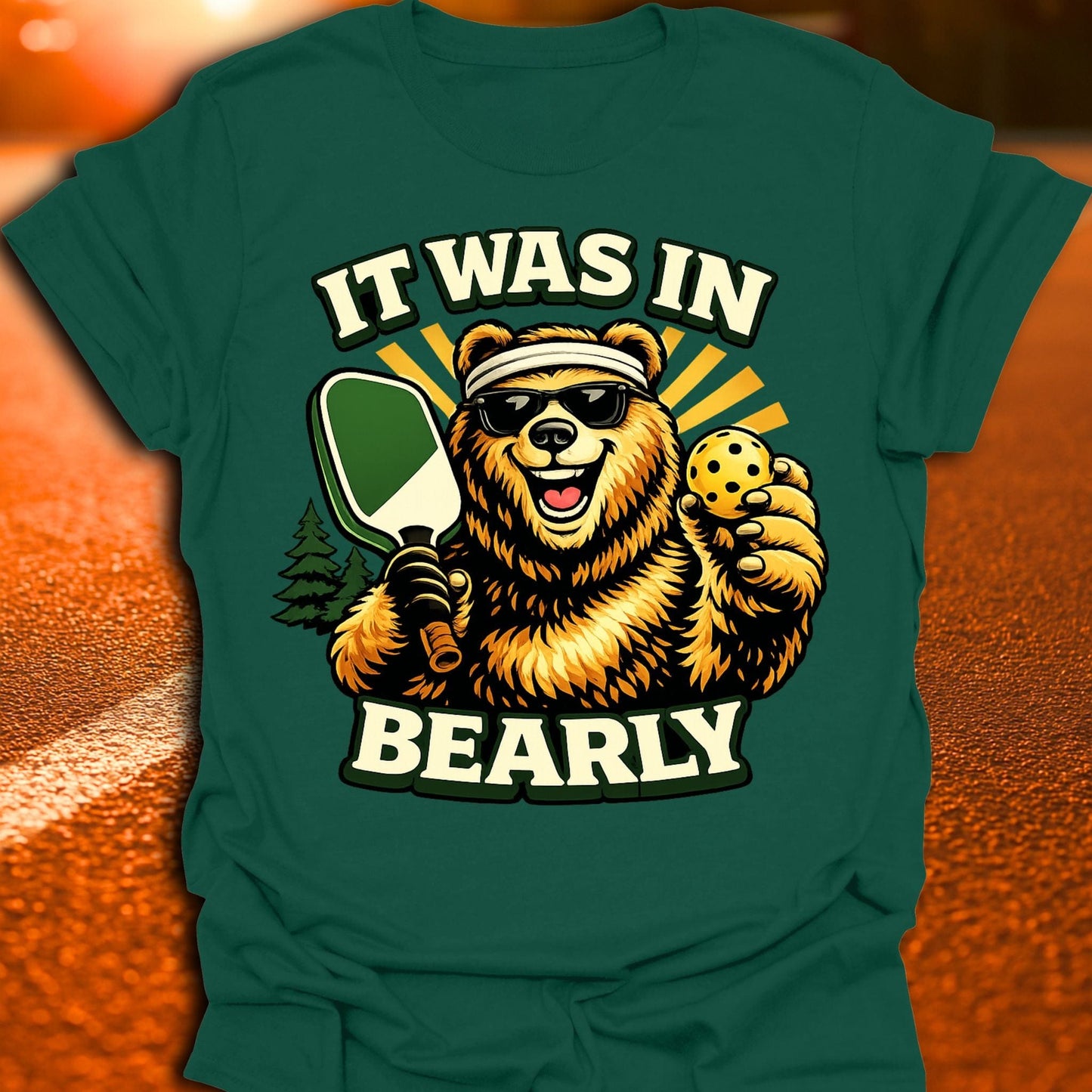 Bearly In Pickleball T-Shirt
