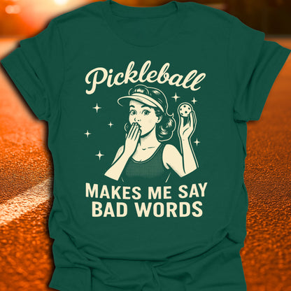 Bad Words Vintage Pickleball T-Shirt