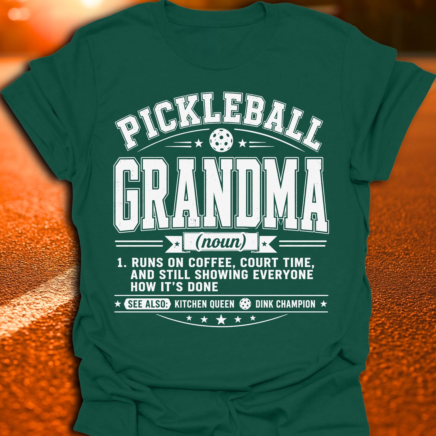 Pickleball Grandma Definition T-Shirt