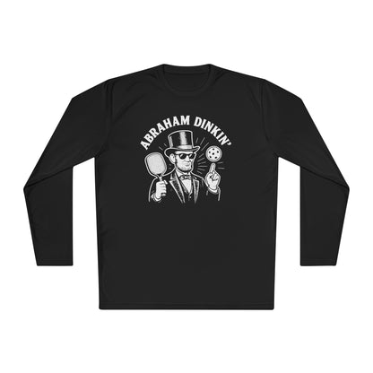 Abraham Dinkin' Pickleball Long Sleeve Tee