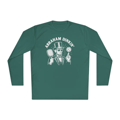Abraham Dinkin' Pickleball Long Sleeve Tee