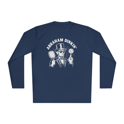 Abraham Dinkin' Pickleball Long Sleeve Tee