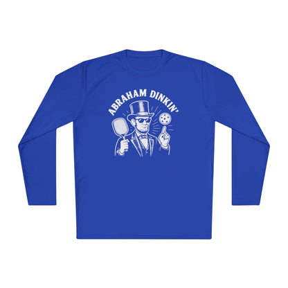 Abraham Dinkin' Pickleball Long Sleeve Tee