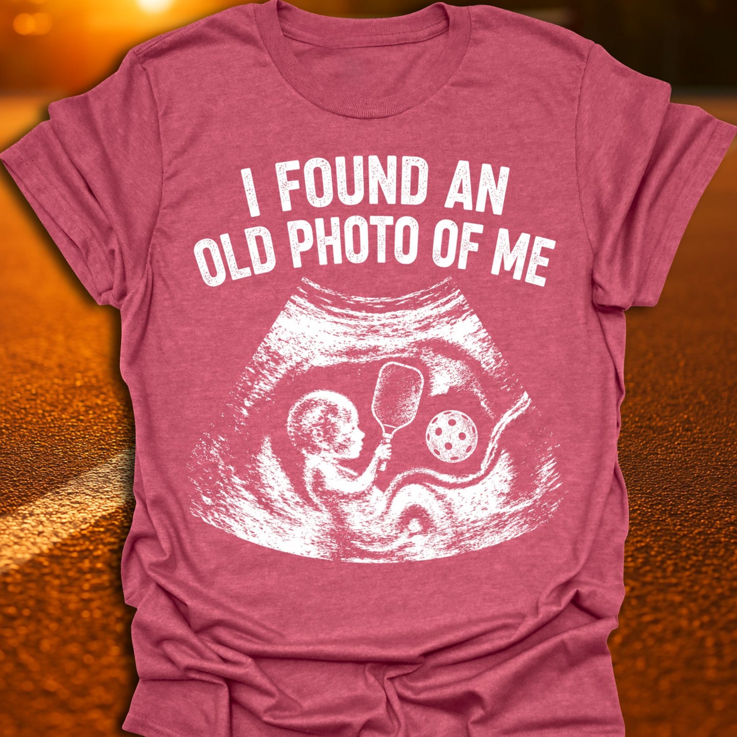Old Photo Pickleball T-Shirt